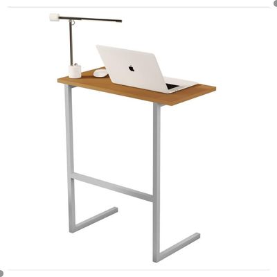 Mesa Para Notebook Pés De Ferro Asia Nature Cinza
