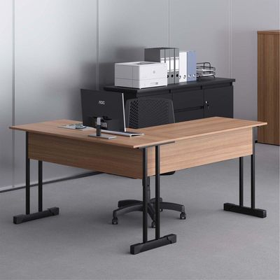 Mesa De Computador Em L Com Gaveta Lima Montana