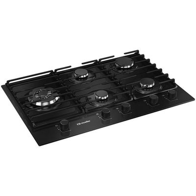 Cooktop Mueller 5 Bocas 77cm com Grade Dupla MCG5BM Bivolt