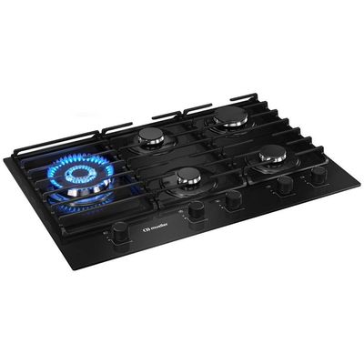 Cooktop Mueller 5 Bocas 77cm com Grade Dupla MCG5BM Bivolt