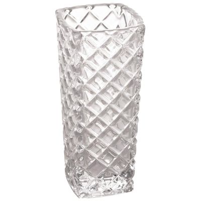 Vaso de Vidro para Flores 6x6x15,5cm Jarro de Flor de Mesa Transparente Pequeno Sortido Lyor