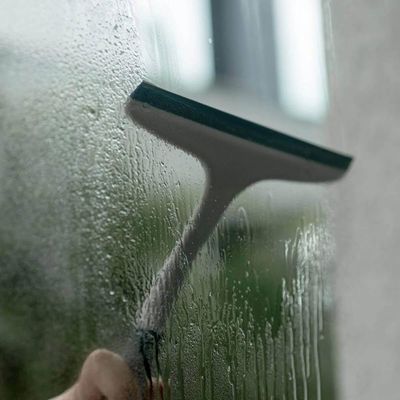 Kit Limpeza Doméstica 3 Peças Borrifador 500ml Rodo Escovão Bege Flow Ou