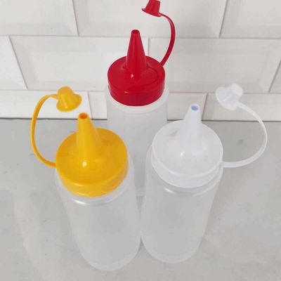 25 Bisnagas de Condimentos Plásticas 250ml para Molhos Ketchup Maionese Plasvale Profissionais