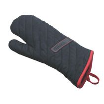 Luva Térmica Cozinha Tramontina Churrasco 100% Algodão 40cm Preta Grelha Forno Churrasqueira