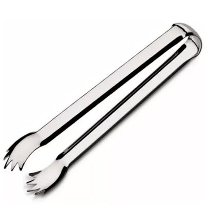 Pegador de Gelo Churrasco Aço Inox Weck 18cm Multiuso Bar Frios Carnes Frutas