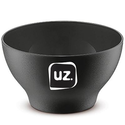 Cumbuca Tigela de Plástico 500ml Preto Caldos Sopas Petiscos 13,5x7,8cm Uz Premium