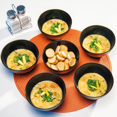 Cumbuca Tigela de Plástico 500ml Preto Caldos Sopas Petiscos 13,5x7,8cm Uz Premium
