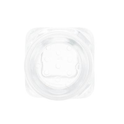 Pote Saleiro Pimenteiro Lyor 80ml Temperos Quadrado de Vidro com Tampa Plástica