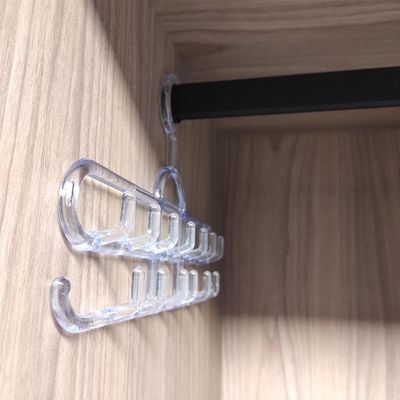 Cabide para Cintos 13 Ganchos Suporte Organizador Múltiplo Closet Armário Cristal Cinquetti