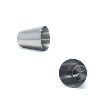 Copo Mini Aço Inox 30ml Cafe Molho Sobremesa Aperitivo 6un