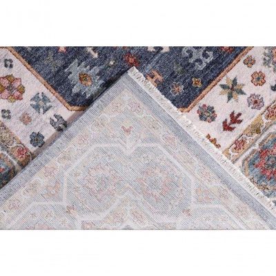 Tapete Turco Para Sala Coliseo 06 -100 X 150Cm Cinza