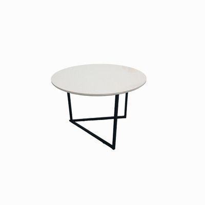 Mesa De Centro Jade Industrial Pés De Ferro