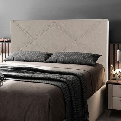 Cabeceira Cama Box Casal King Size Cairo 195cm Bege