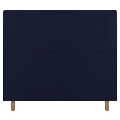 Cabeceira Cama Box Solteiro Cairo 90cm Azul Marinho