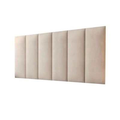 Painel Cabeceira King Cancun Suede Bege