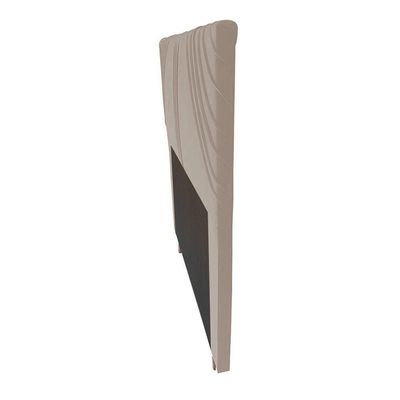 Cabeceira Cama Box Solteiro Lisboa 90Cm Suede Bege - Abmaza