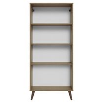 Cristaleira 70 Cm 2 Portas De Vidro Com Pés Cônicos Madesa