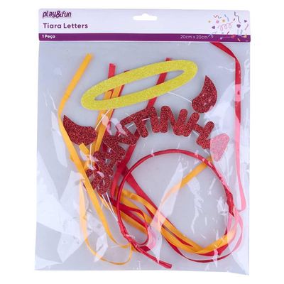 Tiara de Carnaval Letters Play&fun Sortida