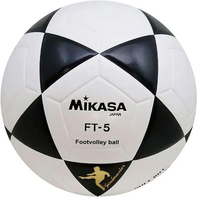 Bola De Futevôlei Mikasa Ft-5 Branca E Preta - Oficial