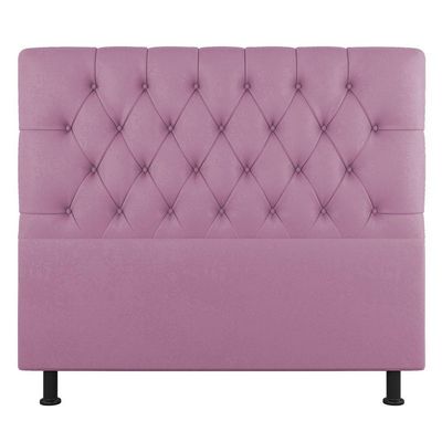 Cabeceira Cama Box Solteiro Nice 100cm Suede Rosa - Abmaza