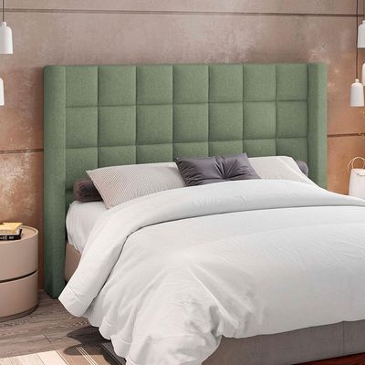 Kit Cabeceira Cama Box Paris 195cm Com Puff Recamier Itália P05 Bouclê Oliva