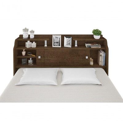 Cabeceira Box Casal 1,38cm Elisa Malbec - Framar Móveis