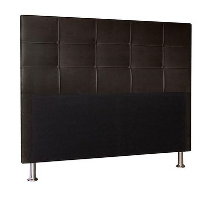 Kit Cabeceira E Calçadeira Baú King 1,95m Roma Suede Marrom - Pallazio