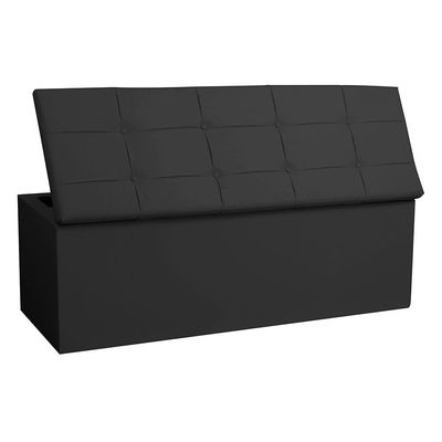 Kit Cabeceira E Calçadeira Baú Queen 1,60m Roma Corano Preto - Pallazio
