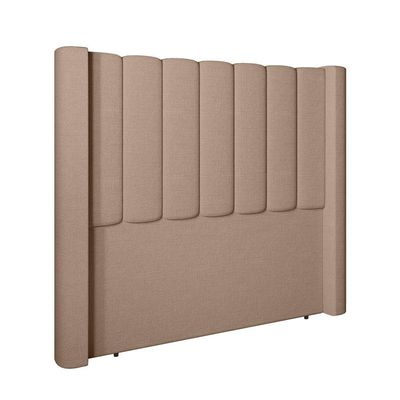 Cabeceira Para Cama Box King 193 Cm Rania Linho Bege I02 - D'rossi
