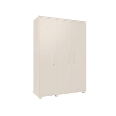 Guarda Roupa Belize 3 Portas 1 Gaveta Branco Camas Fênix Cor:branco