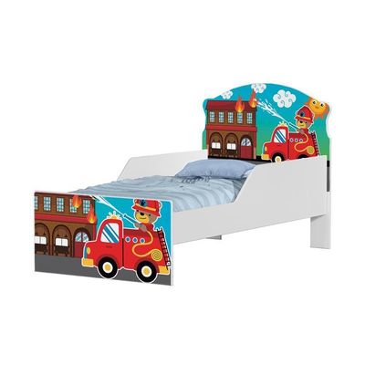 Mini Cama Usinho Bombeiro Com Colchão