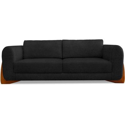 Sofa Jolie 2 Lugares 180cm Pes Boomerang Linho Boucle 3304 Ezz 3304