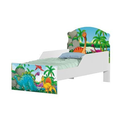 Mini Cama Dinossauro No Lago Com Colchão