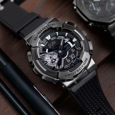 Relógio Casio G-shock Gm-110bb-1adr Metal Covered Series