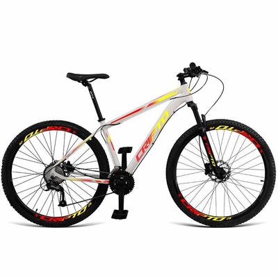 Bicicleta Aro 29 21  E amarelo E Vermelho amarelo E Vermelho