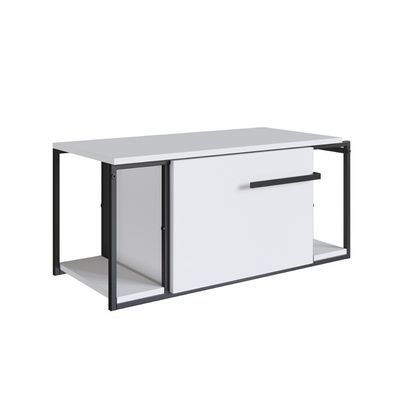 Gabinete Suspenso Para Banheiro 80cm P1019 Branco Sem Cuba