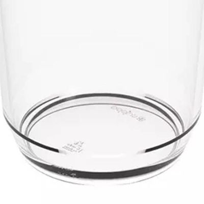 48 Copos Plásticos Refeitório Restaurante 500ml Transparente Servir Sucos Água Crippa