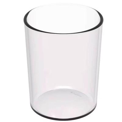48 Copos Crippa 400ml Transparente Plástico Suco Água Escolas Restaurantes