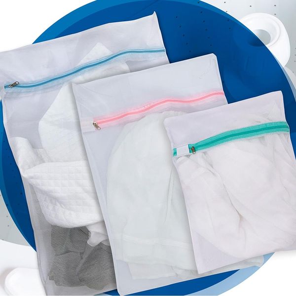 Kit com 3 Sacos para Lavar P M G Vida Pratika 2193