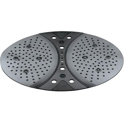 Tapete Box Banheiro 42x53cm Antiderrapante Ventosa Hidro Preto