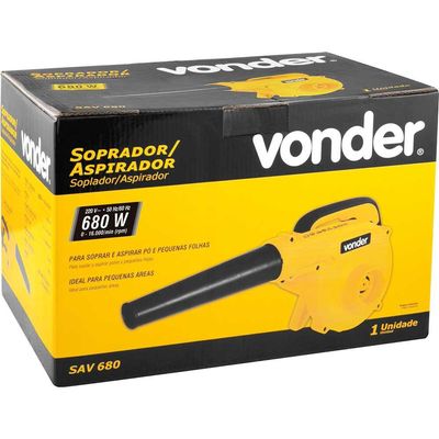 Soprador de Folhas e Aspirador Vonder Sav680 Elétrico 680w 220v