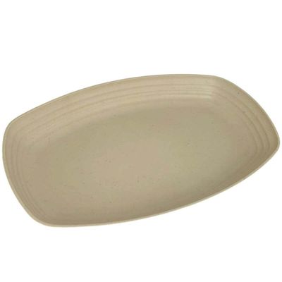 Kit 24 Travessas Bandejas Bambu Plástico Sortidas 29x18x3cm Lines Lyor Servir Frio Petiscos