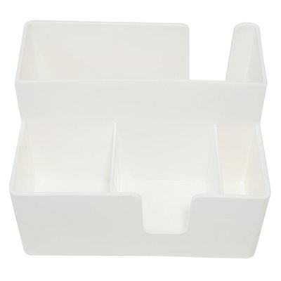 Kit 10 Suportes Sachê Porta Guardanapos Açúcar Organizadores Branco