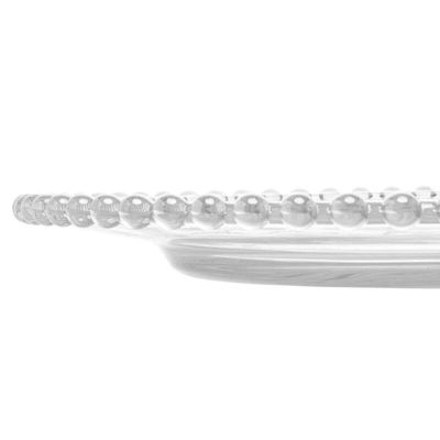 Jogo de Pratos Rasos 28cm de Cristal 20 peças Linha Pearl Wolff para Mesa Posta Restaurantes