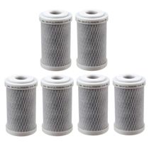 Kit 6 Refil Filtro 5 Polegada Carbon Block Carvão Ativado