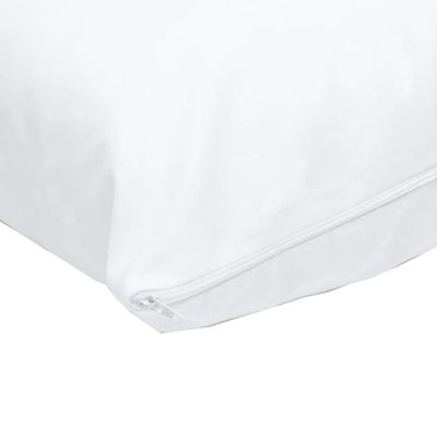 Protetor de Travesseiro Tecebem Malha Fundido Impermeável Liso 50cm x 70cm Branco