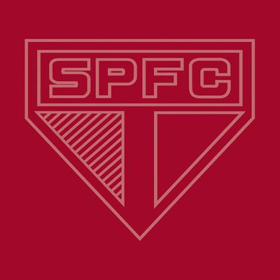 Toalha Social Academia e Mão Buettner Jacquard Veludo Futebol Sao Paulo 33cmx50cm Vermelho Scarlet