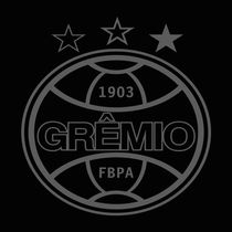 Toalha Social Academia e Mão Buettner Jacquard Veludo Futebol Gremio 33cmx50cm Preto