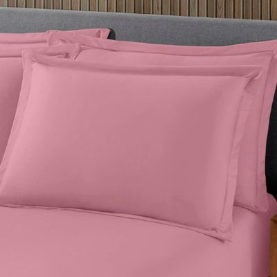 Fronha Avulsa Buettner Malha Lisa Com Abas Image 50cmx70cm Rose