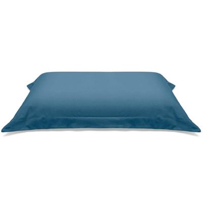 Jogo de Cama Buettner Solteiro Malha Liso 2 Peças Image Azul